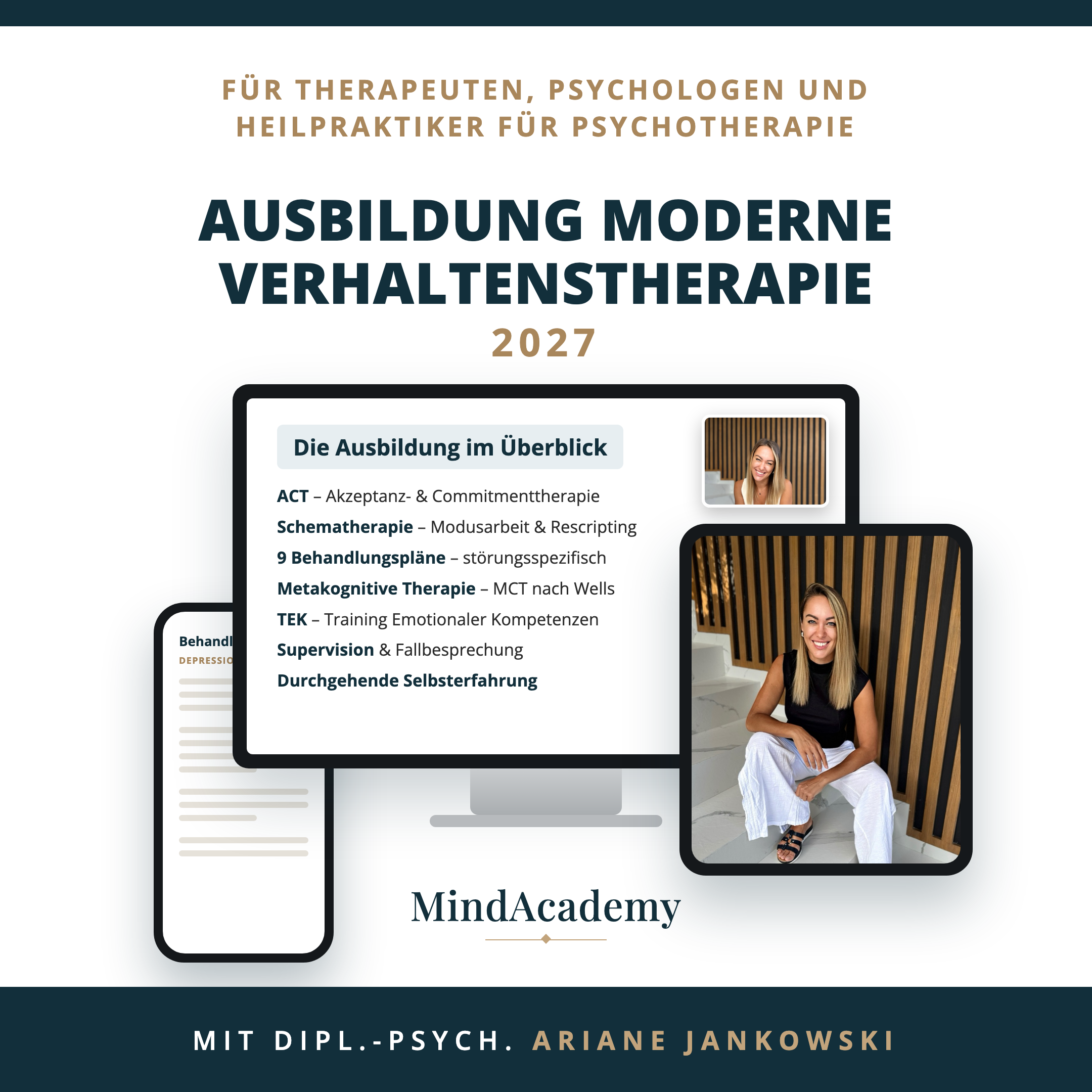 Ausbildung Moderne Verhaltenstherapie 2027 – die Module im Überblick